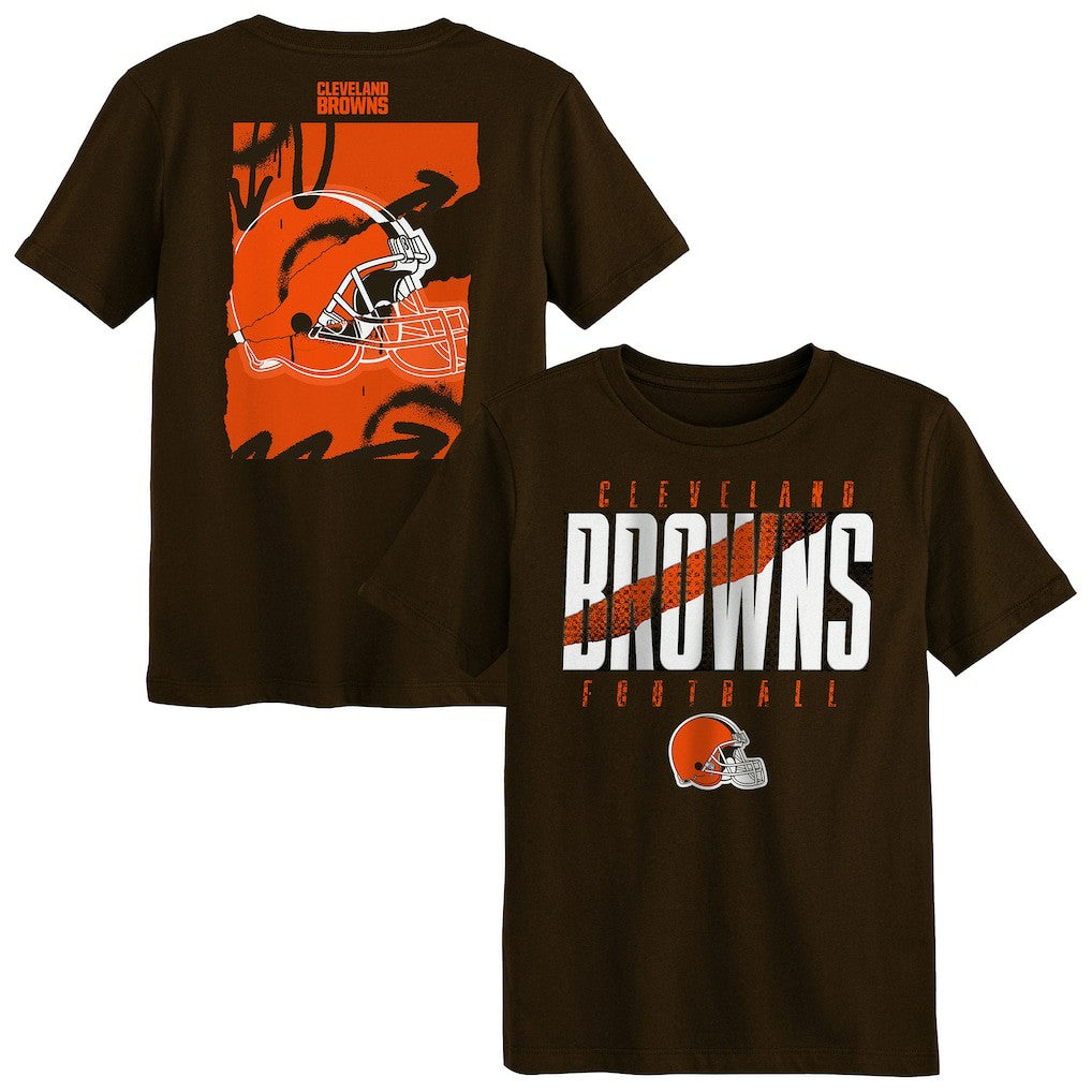 Cleveland Browns Outerstuff Preschool Posterize T-Shirt - Brown - NFL