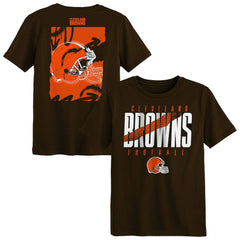 Cleveland Browns Outerstuff Preschool Posterize T-Shirt - Brown - NFL