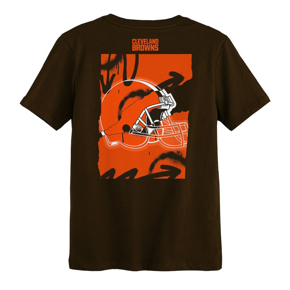 Cleveland Browns Outerstuff Preschool Posterize T-Shirt - Brown - NFL