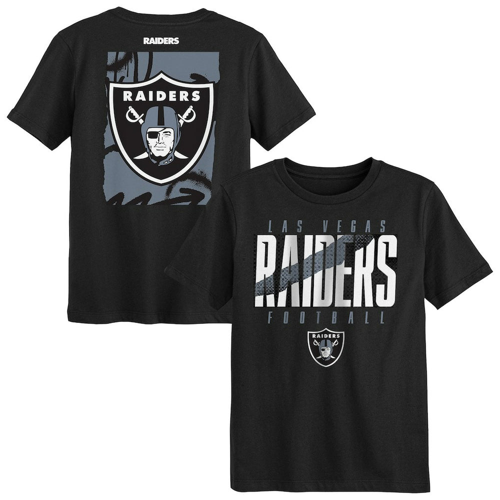 Las Vegas Raiders Outerstuff Preschool Posterize T-Shirt - Black - NFL