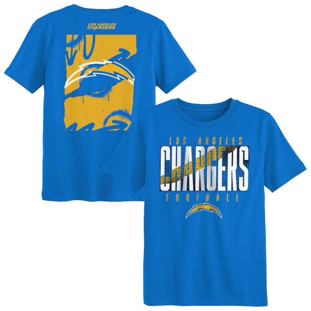 Los Angeles Chargers Outerstuff Preschool Posterize T-Shirt - Powder Blue - NFL