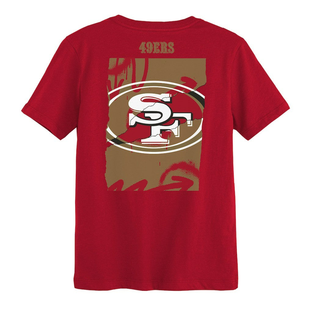 San Francisco 49ers Outerstuff Preschool Posterize T-Shirt - Scarlet - NFL