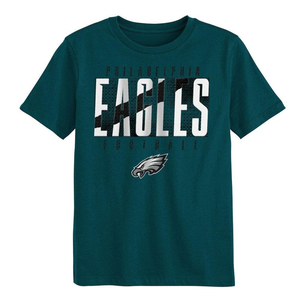 Philadelphia Eagles Outerstuff Preschool Posterize T-Shirt - Midnight Green - NFL