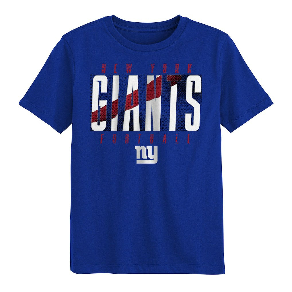 New York Giants Outerstuff Preschool Posterize T-Shirt - Royal - NFL