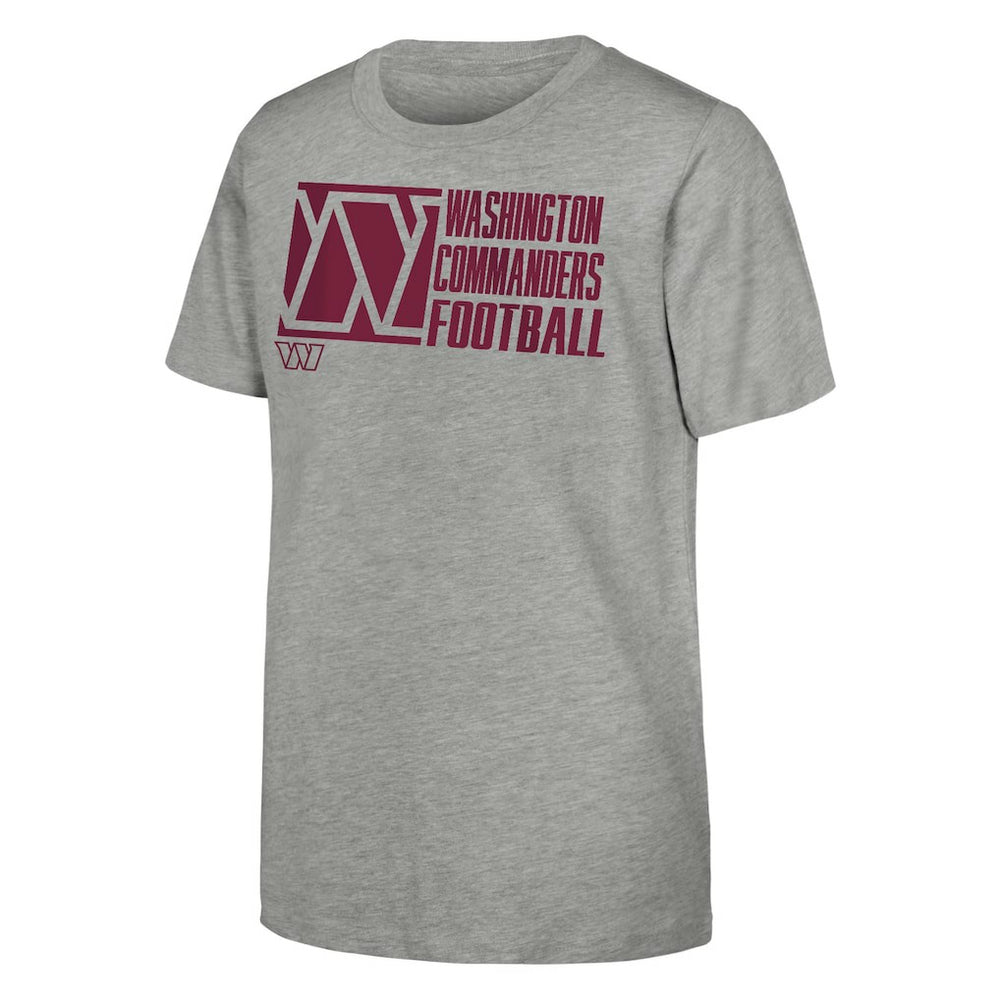Washington Commanders Outerstuff Youth Post Game T-Shirt - Heather Gray - NFL