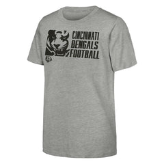 Cincinnati Bengals Outerstuff Youth Post Game T-Shirt - Heather Gray - NFL