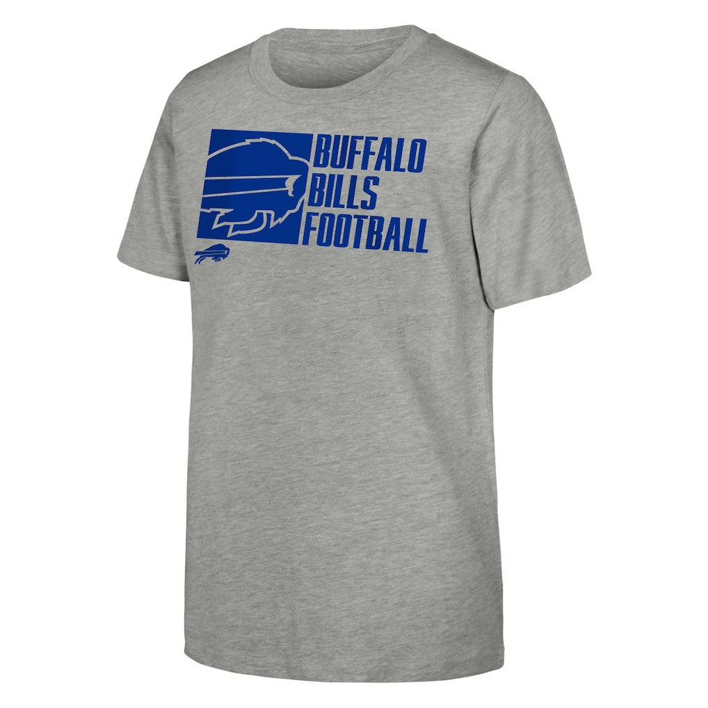 Buffalo Bills Outerstuff Youth Post Game T-Shirt - Heather Gray - NFL