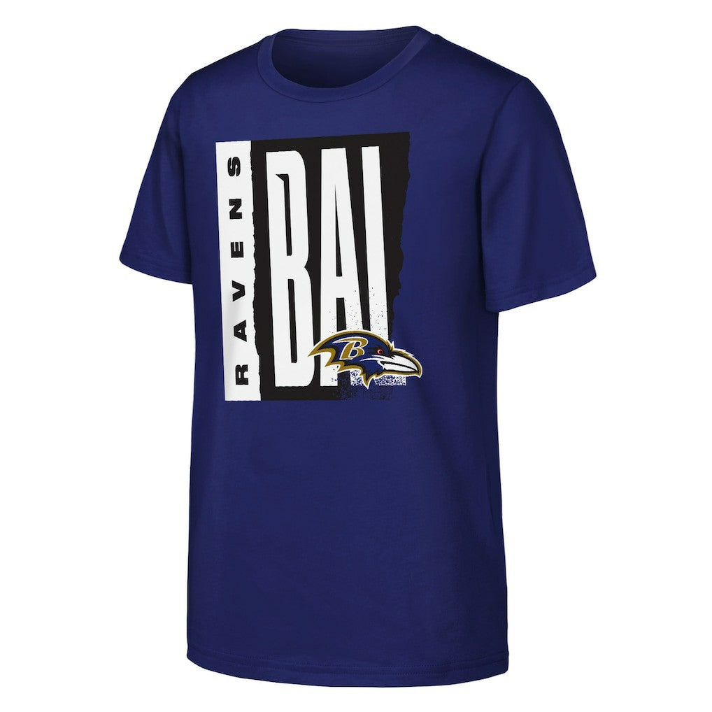 Baltimore Ravens Outerstuff Youth Tear It Up T-Shirt - Purple - NFL