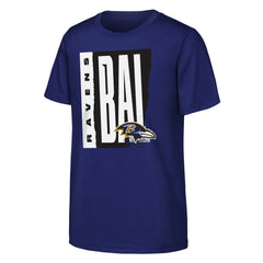 Baltimore Ravens Outerstuff Youth Tear It Up T-Shirt - Purple - NFL