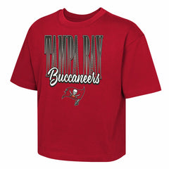 Tampa Bay Buccaneers Outerstuff Girls Youth Big City Boxy T-Shirt - Red - NFL