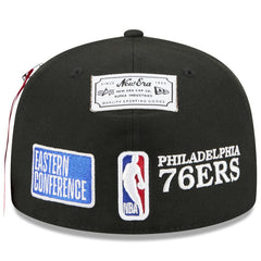 New Era Philadelphia 76ers x Alpha Industries 59FIFTY Fitted Hat Black