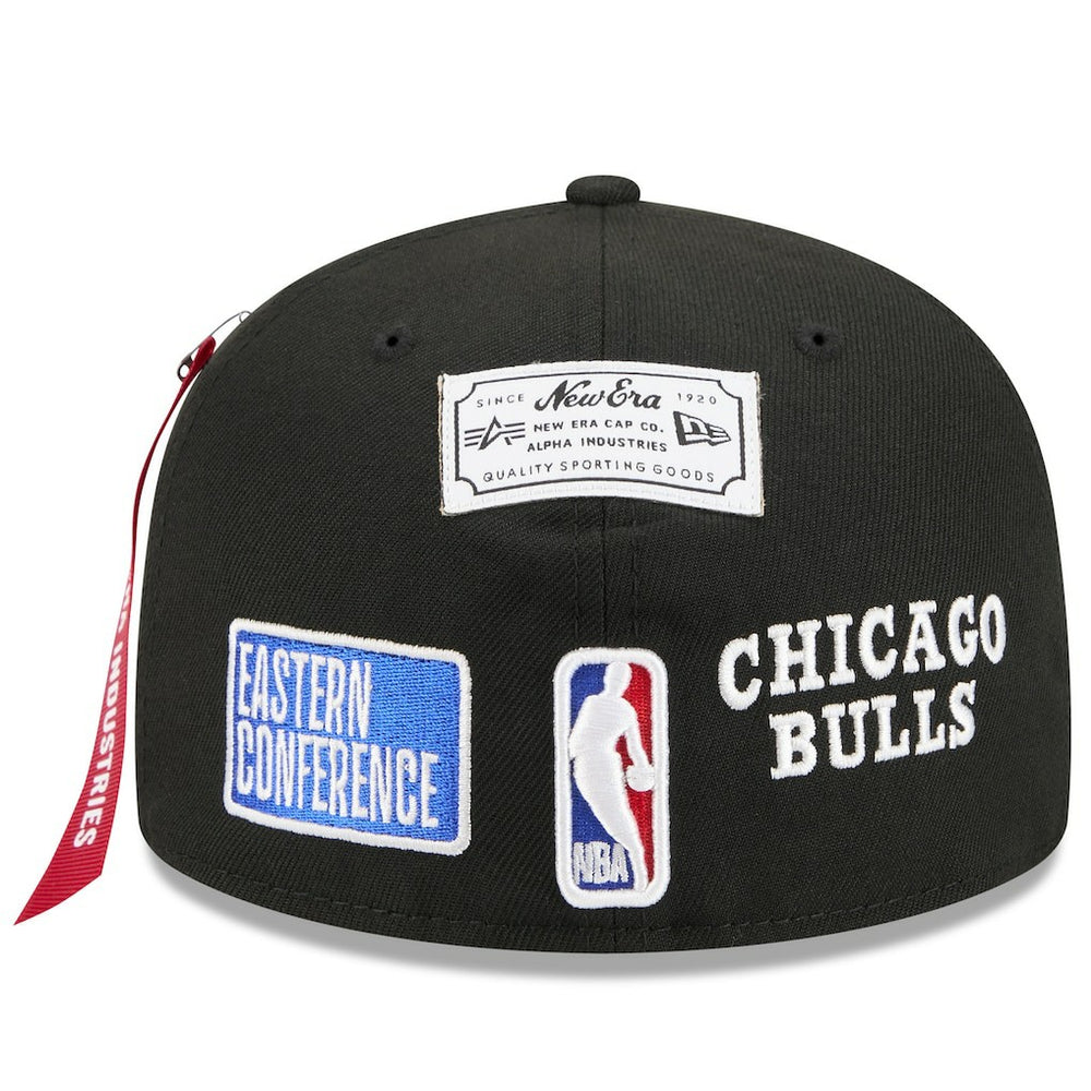 New Era Chicago Bulls x Alpha Industries 59FIFTY Fitted Hat Black