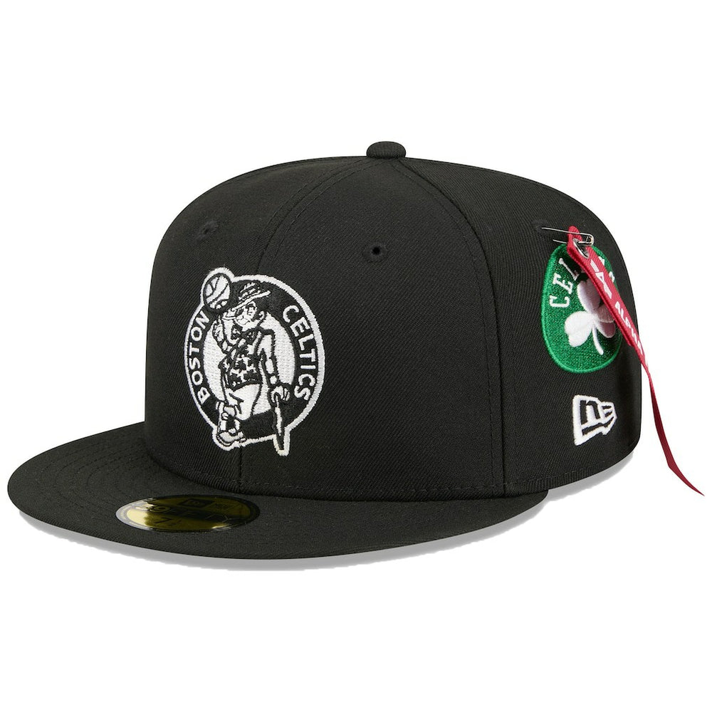 New Era Boston Celtics x Alpha Industries 59FIFTY Fitted Hat Black