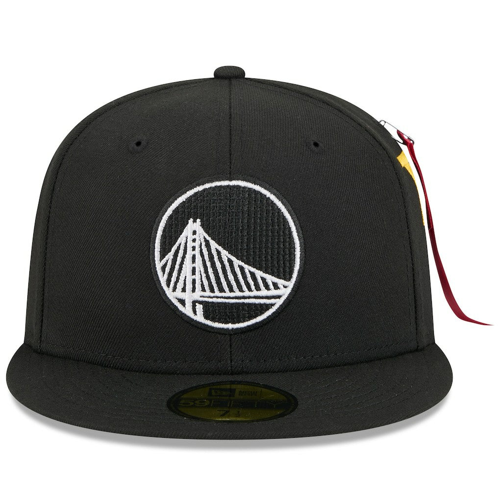 New Era Golden State Warriors x Alpha Industries 59FIFTY Fitted Hat Black