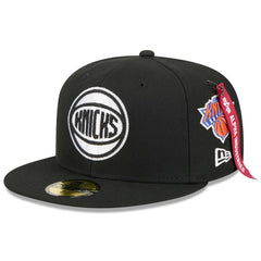 New Era New York Knicks x Alpha Industries 59FIFTY Fitted Hat Black