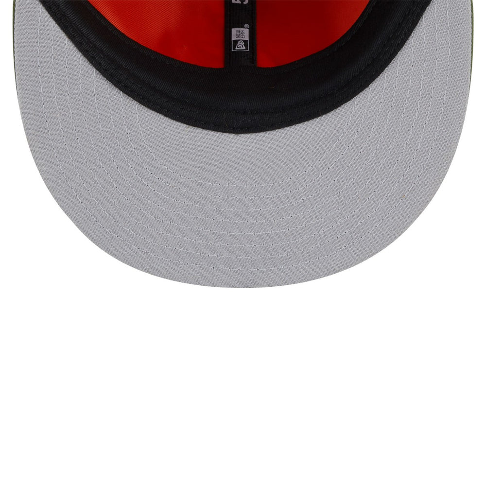 New Era Los Angeles Lakers x Alpha Industries Dog Ear 59FIFTY Fitted Hat Olive