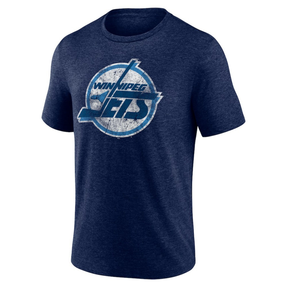 Winnipeg Jets Wraparound Tri-Blend T-Shirt - Navy | NHL near me