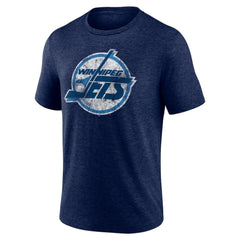 Winnipeg Jets Wraparound Tri-Blend T-Shirt - Navy | NHL near me