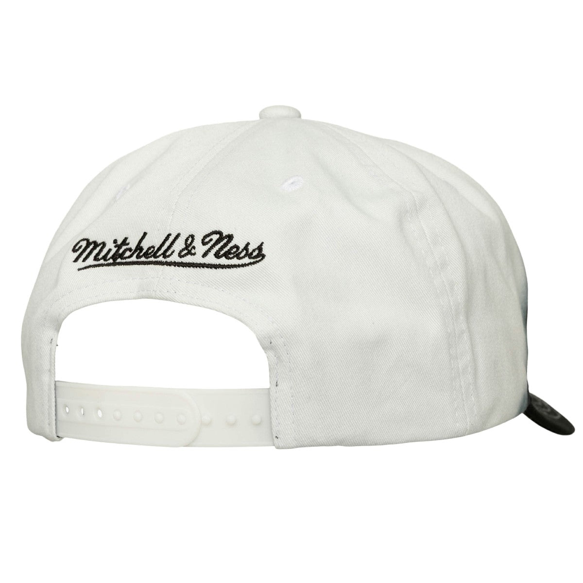 Mitchell & Ness Miami Heat Dip Dye Pro Crown Adjustable Hat Black/White