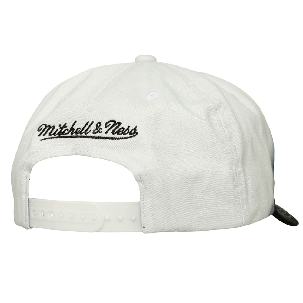 Mitchell & Ness Miami Heat Dip Dye Pro Crown Adjustable Hat Black/White