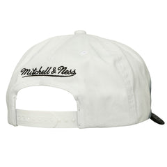 Mitchell & Ness Miami Heat Dip Dye Pro Crown Adjustable Hat Black/White