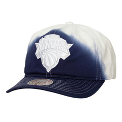 Mitchell & Ness New York Knicks Dip Dye Pro Crown Adjustable Hat Royal/White