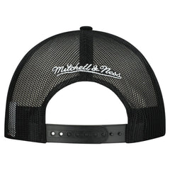 Chicago Blackhawks Mitchell & Ness Gridlock Trucker Adjustable Hat - White/Black | NHL sale