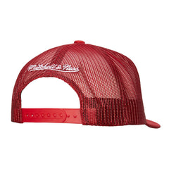 Detroit Red Wings Mitchell & Ness Gridlock Trucker Adjustable Hat - White/Red | NHL near me