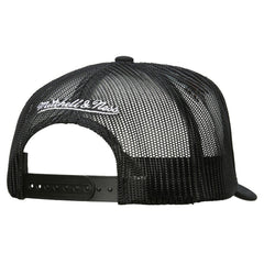 Los Angeles Kings Mitchell & Ness Gridlock Trucker Adjustable Hat - White/Black | NHL Clearance