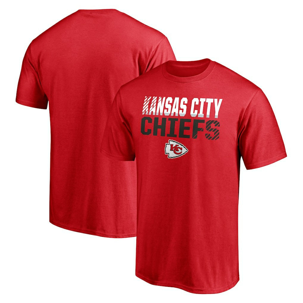 Kansas City Chiefs Stripes T-Shirt - Red - NFL