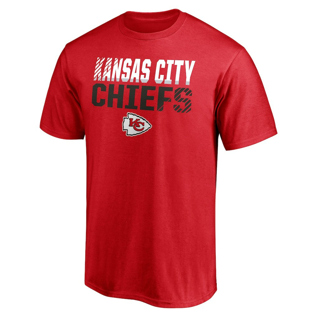 Kansas City Chiefs Stripes T-Shirt - Red - NFL