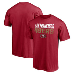 San Francisco 49ers Stripes T-Shirt - Scarlet - NFL