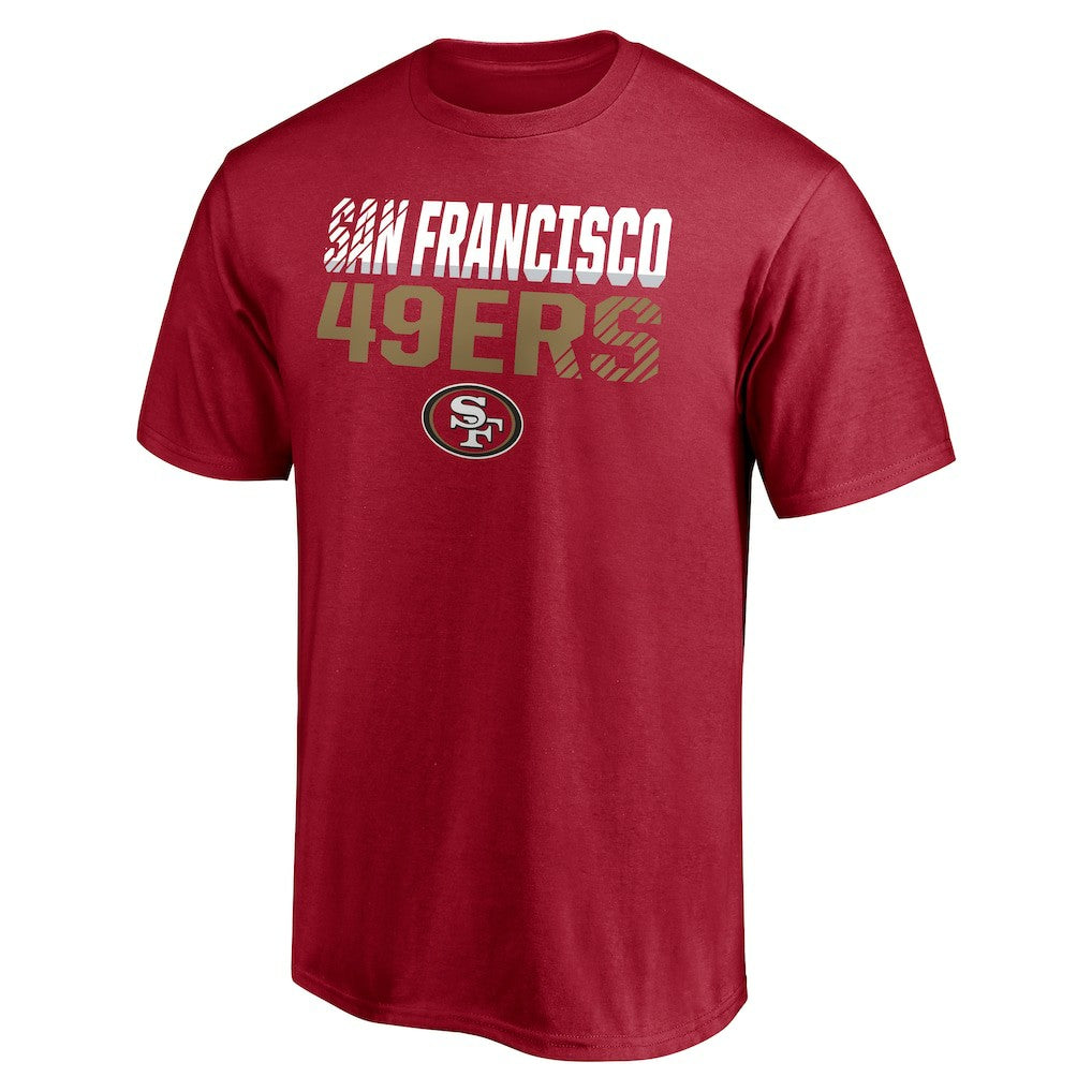 San Francisco 49ers Stripes T-Shirt - Scarlet - NFL