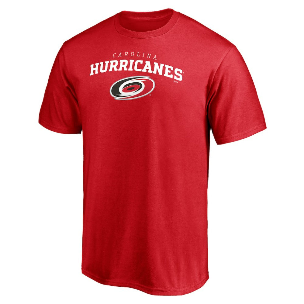 Carolina Hurricanes Team Lock Up T-Shirt - Red | NHL Lifestyle