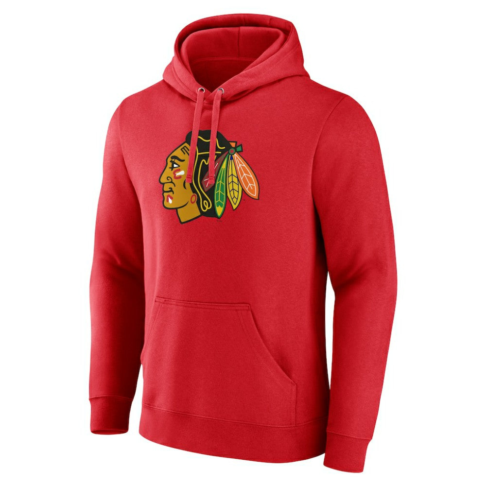 Chicago Blackhawks Primary Logo Pullover Hoodie - Red | NHL online