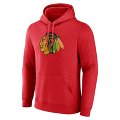 Chicago Blackhawks Primary Logo Pullover Hoodie - Red | NHL online