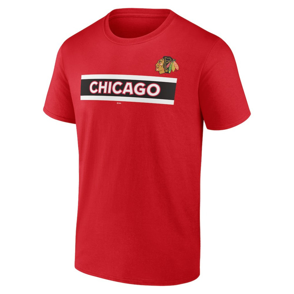 Chicago Blackhawks Jersey Inspired T-Shirt - Red | NHL Lifestyle
