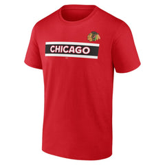Chicago Blackhawks Jersey Inspired T-Shirt - Red | NHL Lifestyle