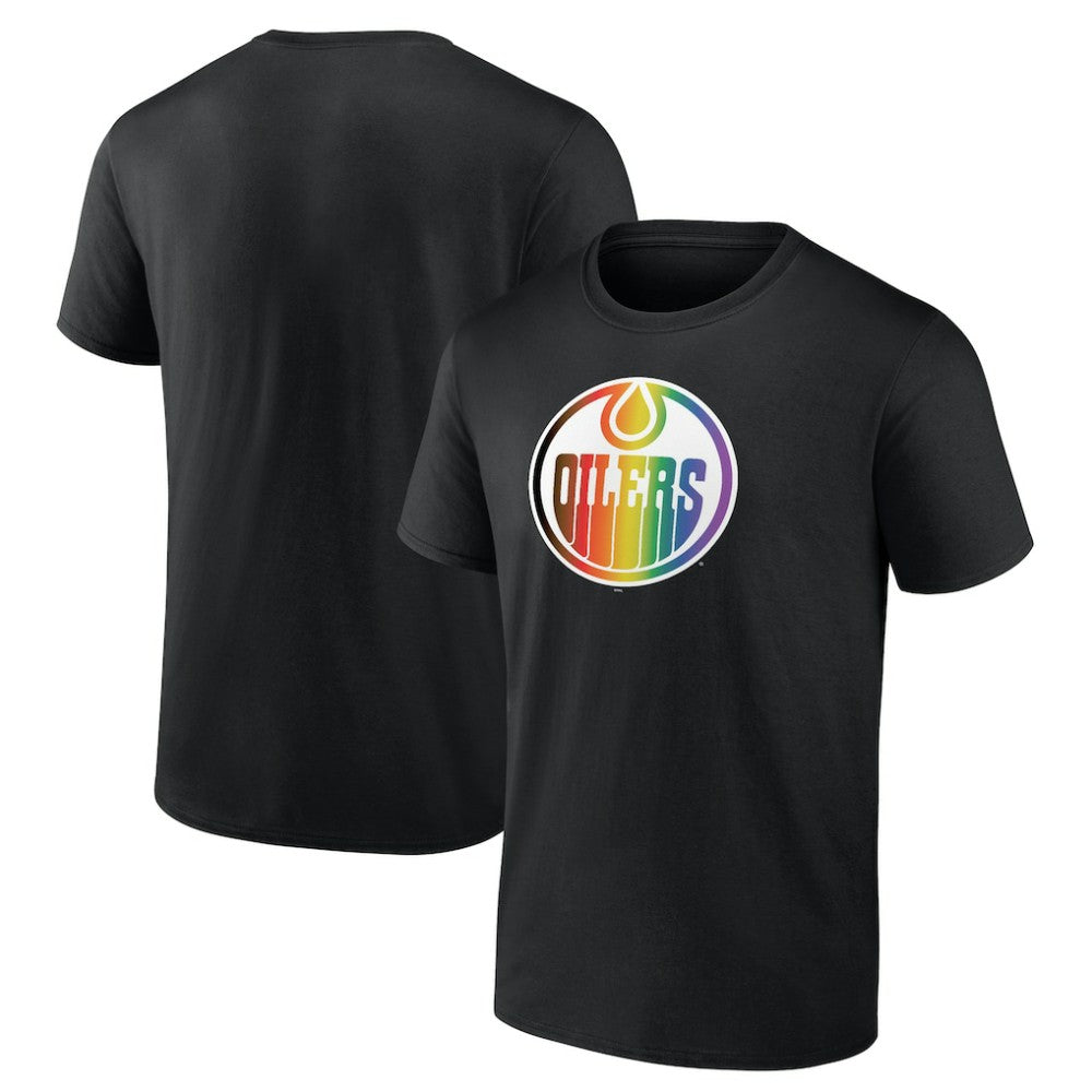 Edmonton Oilers Oilers Pride T-Shirt - Black | NHL near me