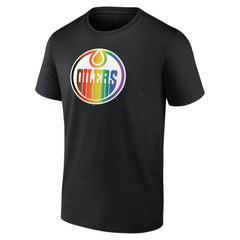 Edmonton Oilers Oilers Pride T-Shirt - Black | NHL near me