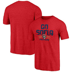 Florida Panthers Shoot to Score Tri-Blend T-Shirt - Red | NHL online
