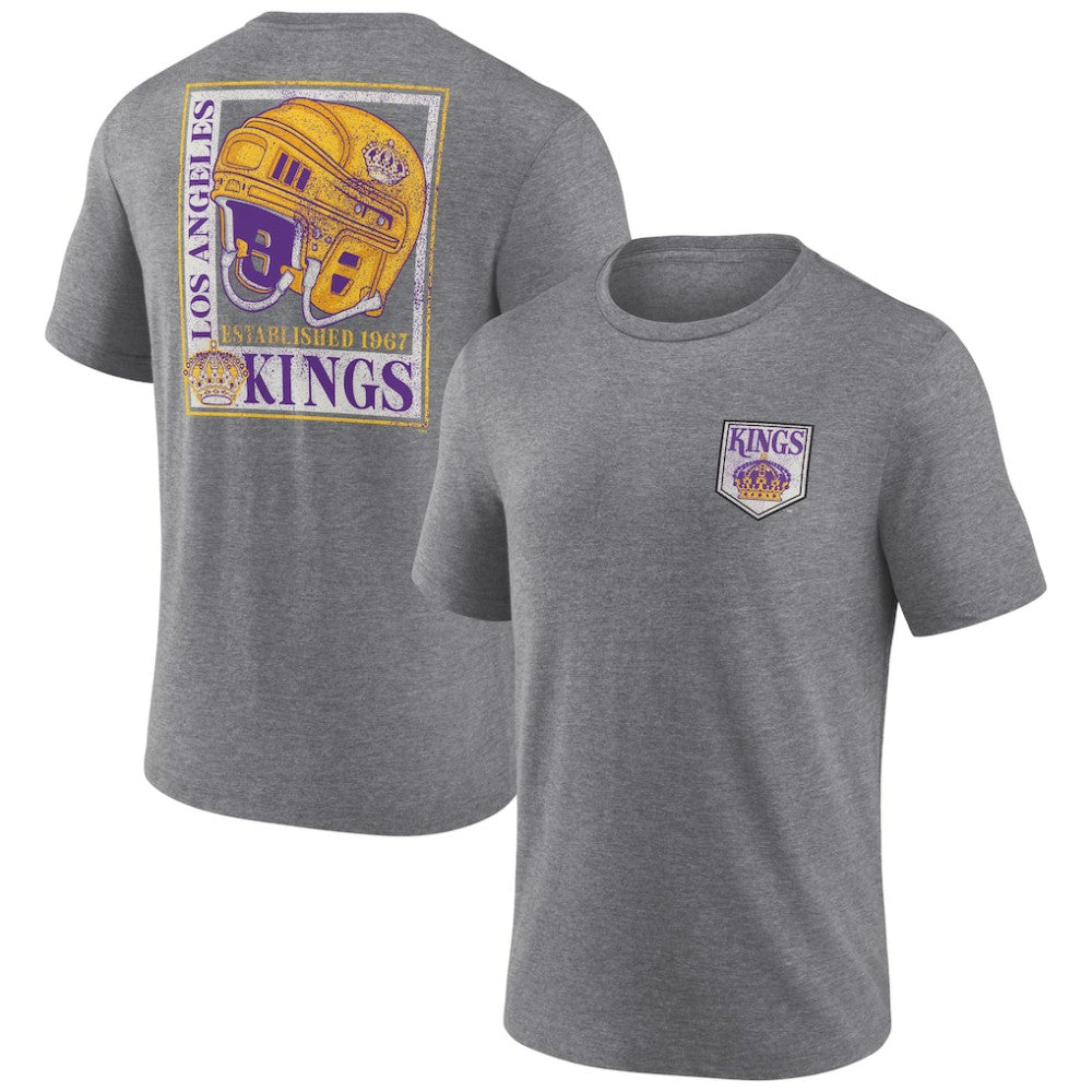 Los Angeles Kings Earnest Will Tri-Blend T-Shirt - Heather Gray | NHL near me