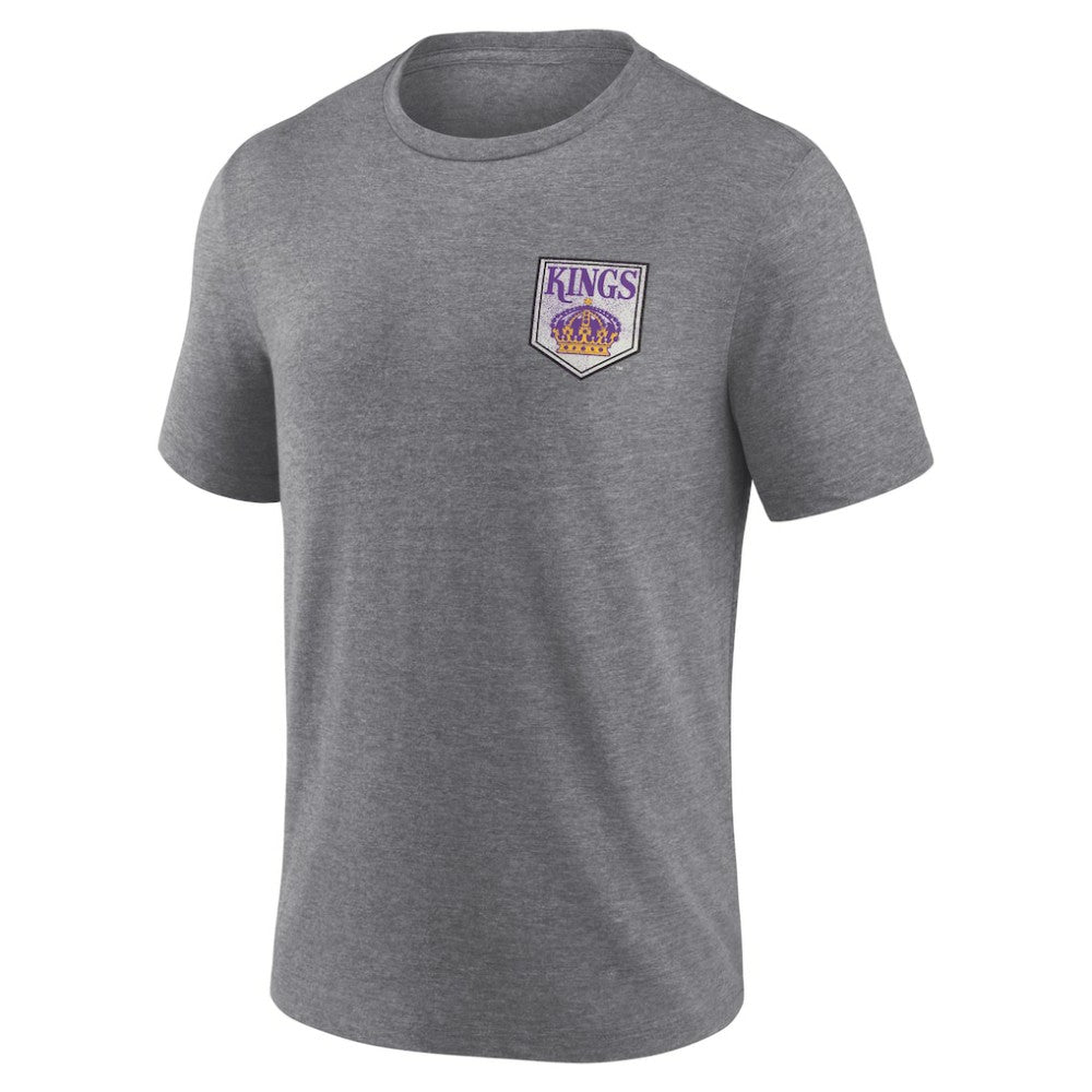 Los Angeles Kings Earnest Will Tri-Blend T-Shirt - Heather Gray | NHL near me