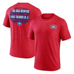 Montreal Canadiens Territorial Tri-Blend T-Shirt - Red | NHL online