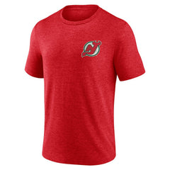 New Jersey Devils Earnest Will Tri-Blend T-Shirt - Red | NHL online