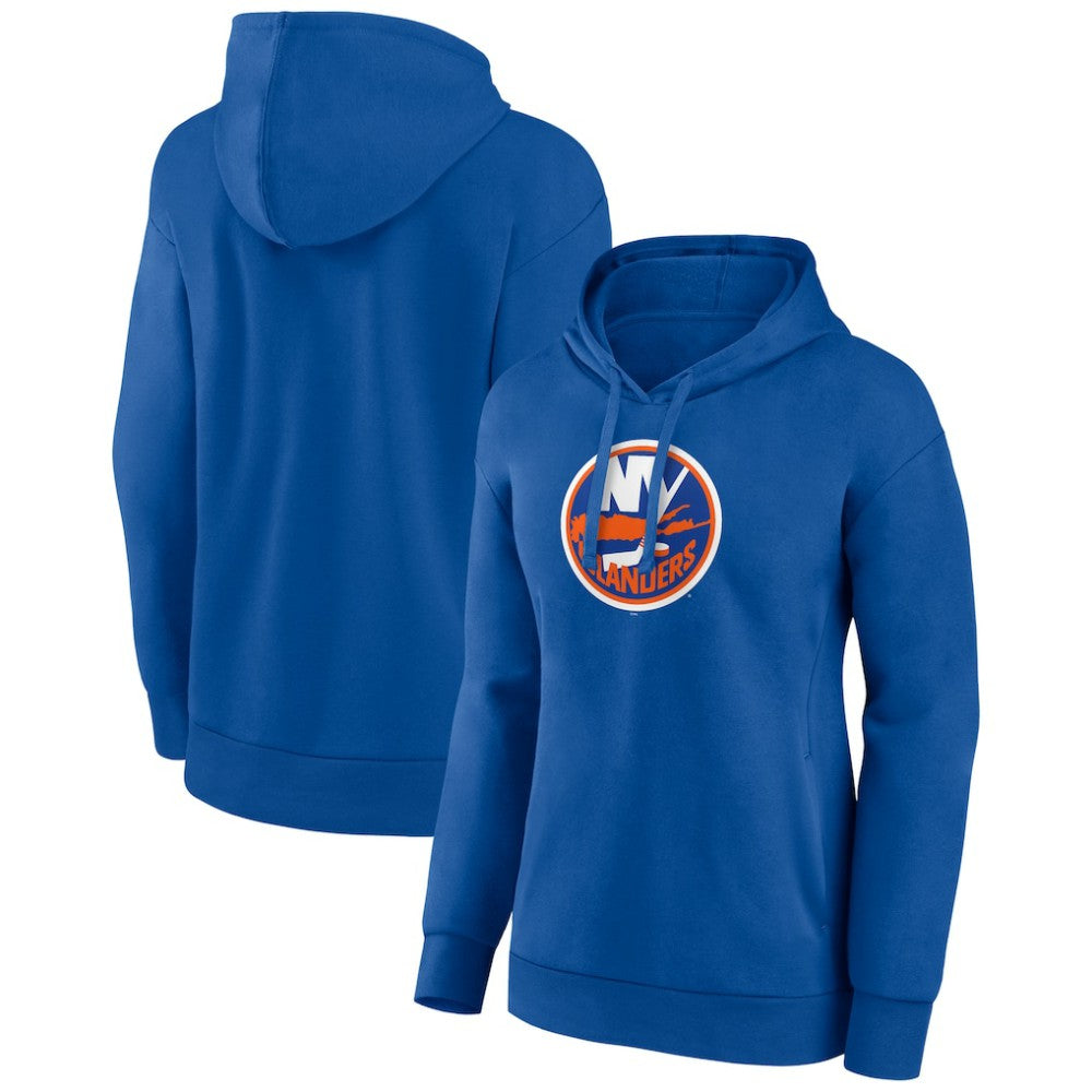 New York Islanders Women's Primary Logo Pullover Hoodie - Royal | NHL discount