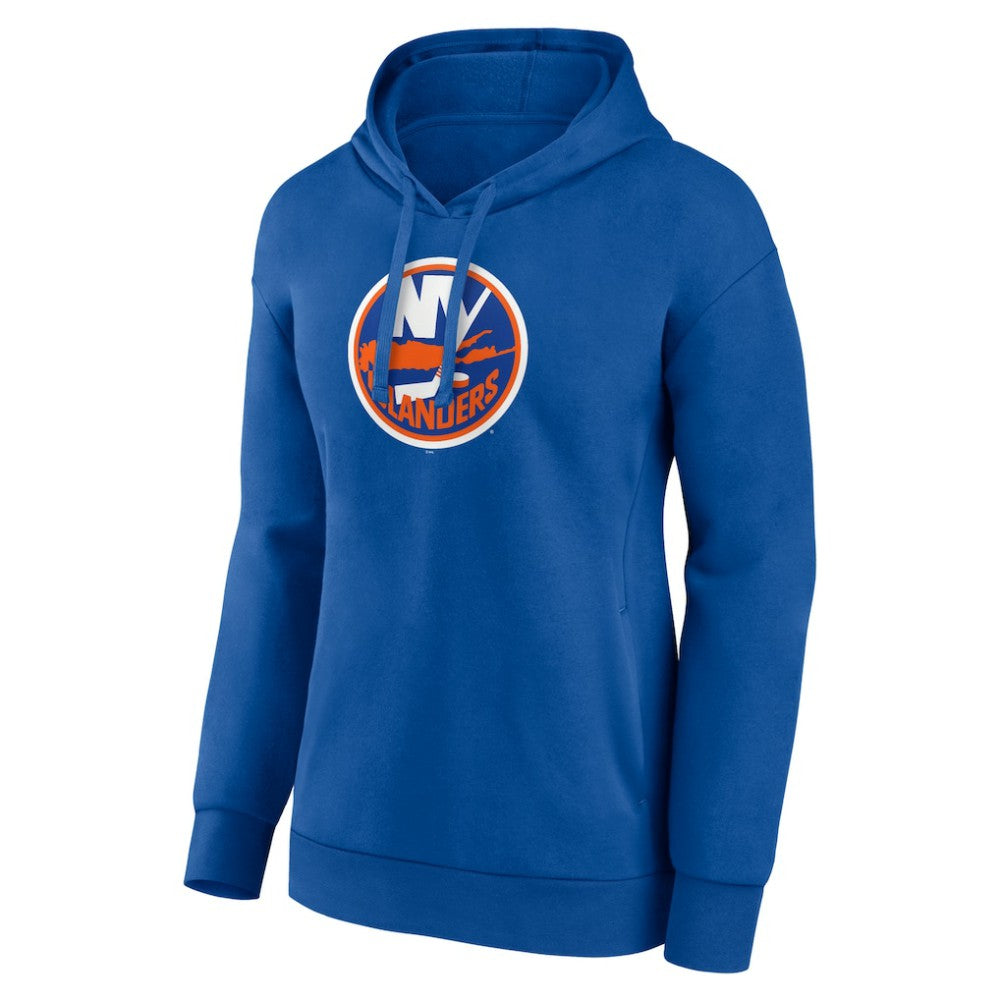 New York Islanders Women's Primary Logo Pullover Hoodie - Royal | NHL discount
