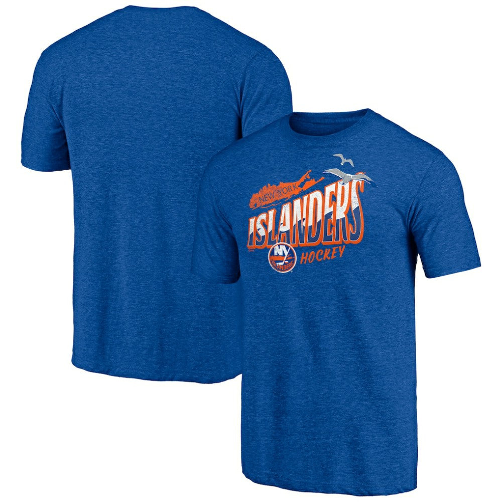 New York Islanders Shoot to Score Tri-Blend T-Shirt - Royal | NHL on sale