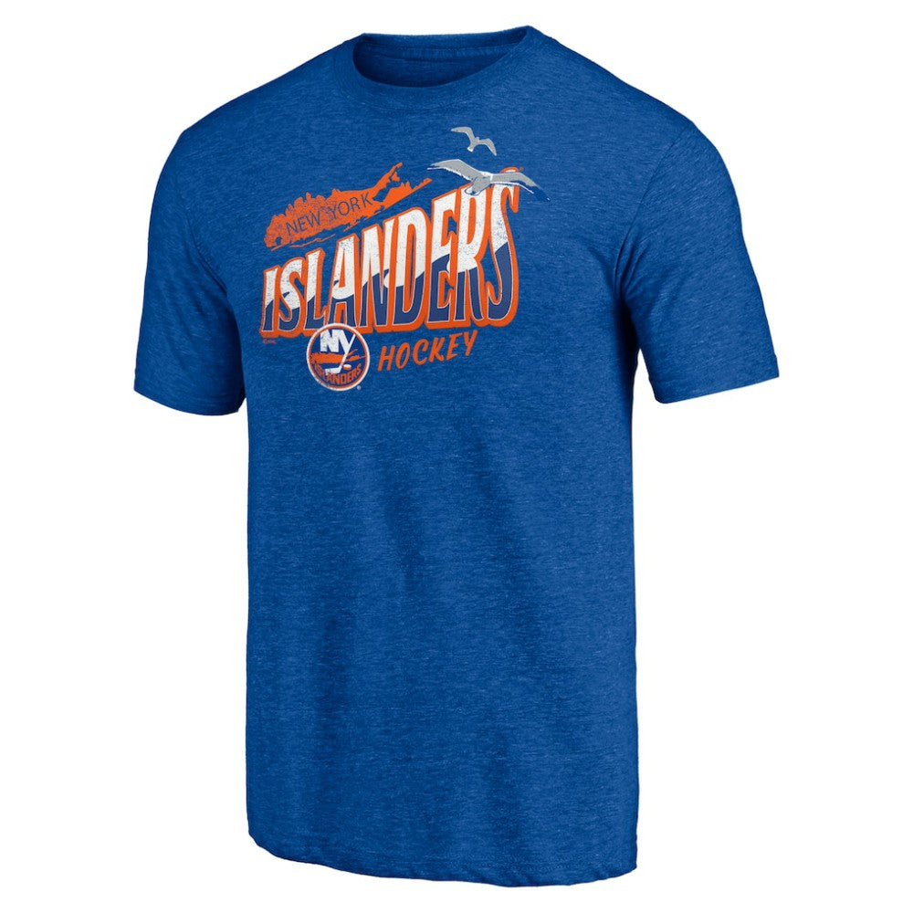 New York Islanders Shoot to Score Tri-Blend T-Shirt - Royal | NHL on sale