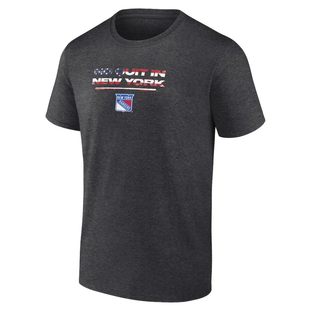 New York Rangers Stars and Stripes T-Shirt - Charcoal | NHL on sale